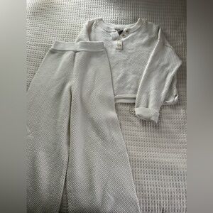 White waffle texture set